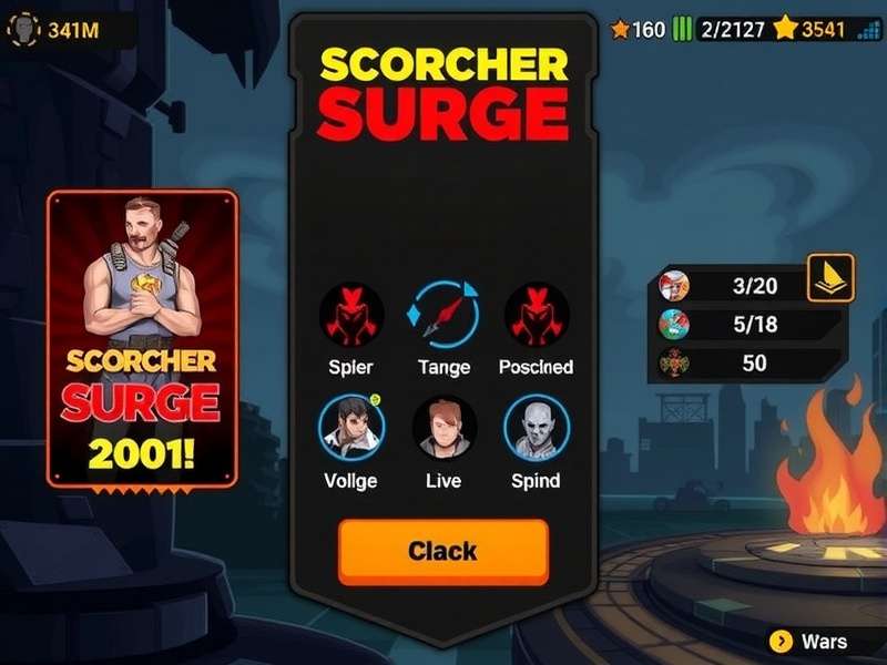 Scorcher Surge Gameplay Screenshot
